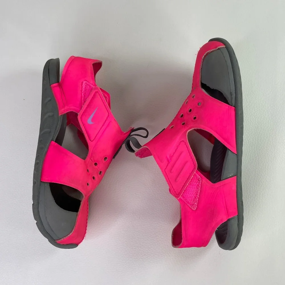 Nike Sunray Protect 2 Hyper Pink Water Beach Sandals 943827-605 Toddler Girl 10C